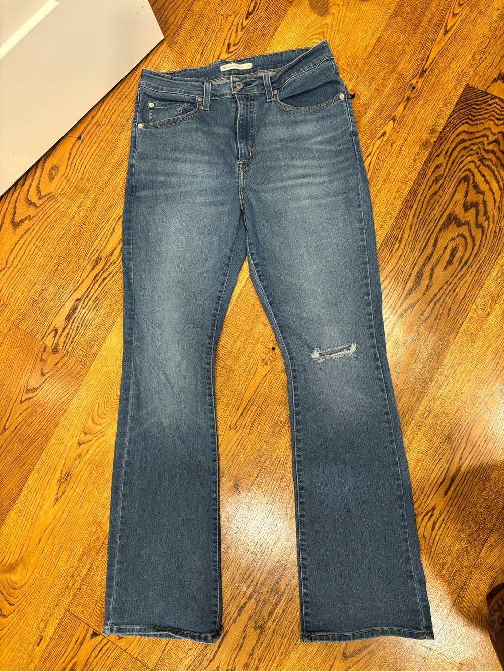Levi's 725 Women's Jeans 30 Blue, High Rise, Bootcut, Light Wash, Size 31